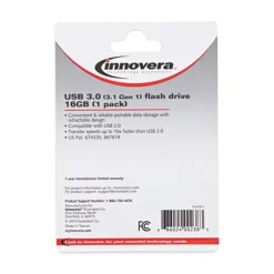 Innovera 16 GB USB 3.0 Flash Drive