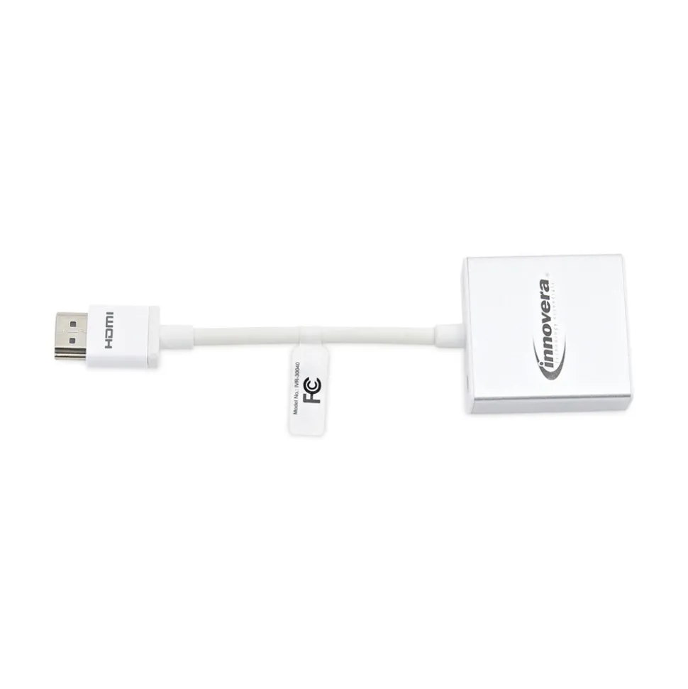 Innovera 6 in. HDMI to SVGA Adapter - White