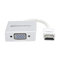 Innovera 6 in. HDMI to SVGA Adapter - White