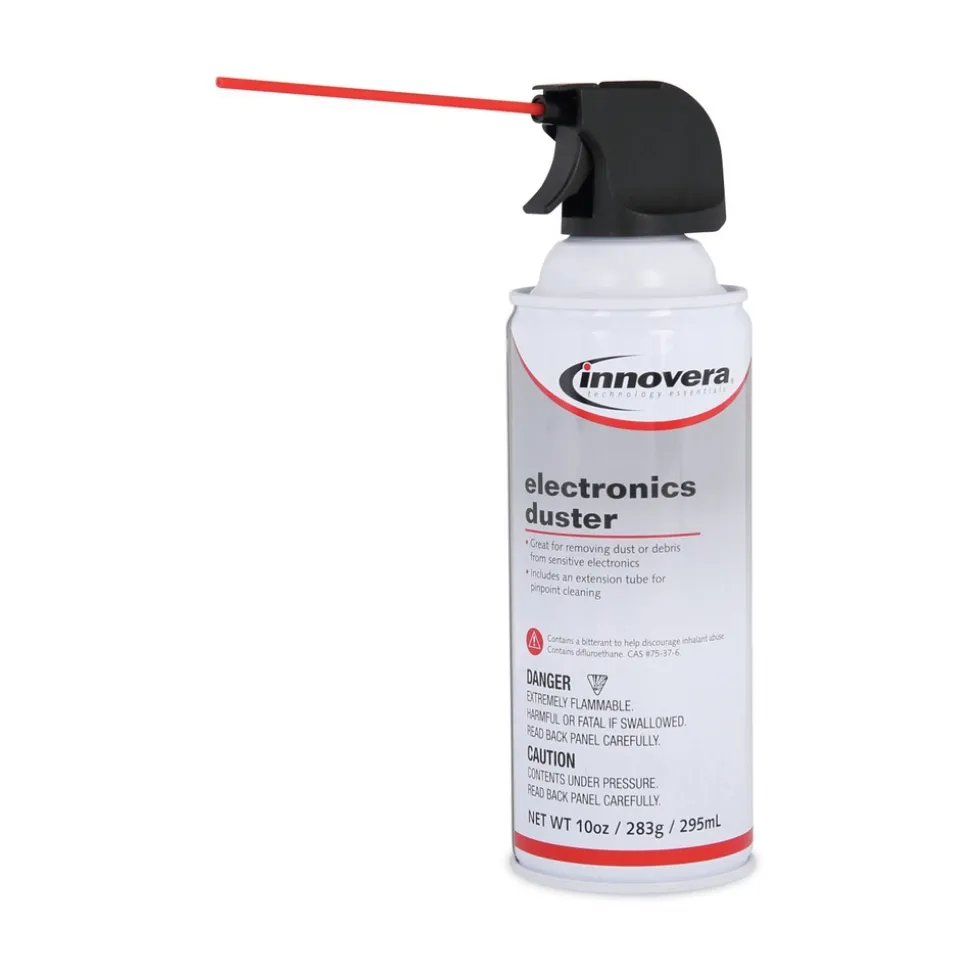 Innovera 10 oz. Compressed Air Duster Cleaner (6/Pack)