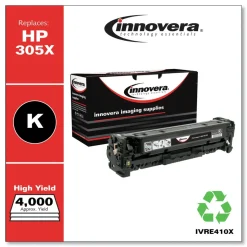 Innovera 4000 Page-Yield Remanufactured High-Yield Toner Replacement for 305X (CE410X) - Black