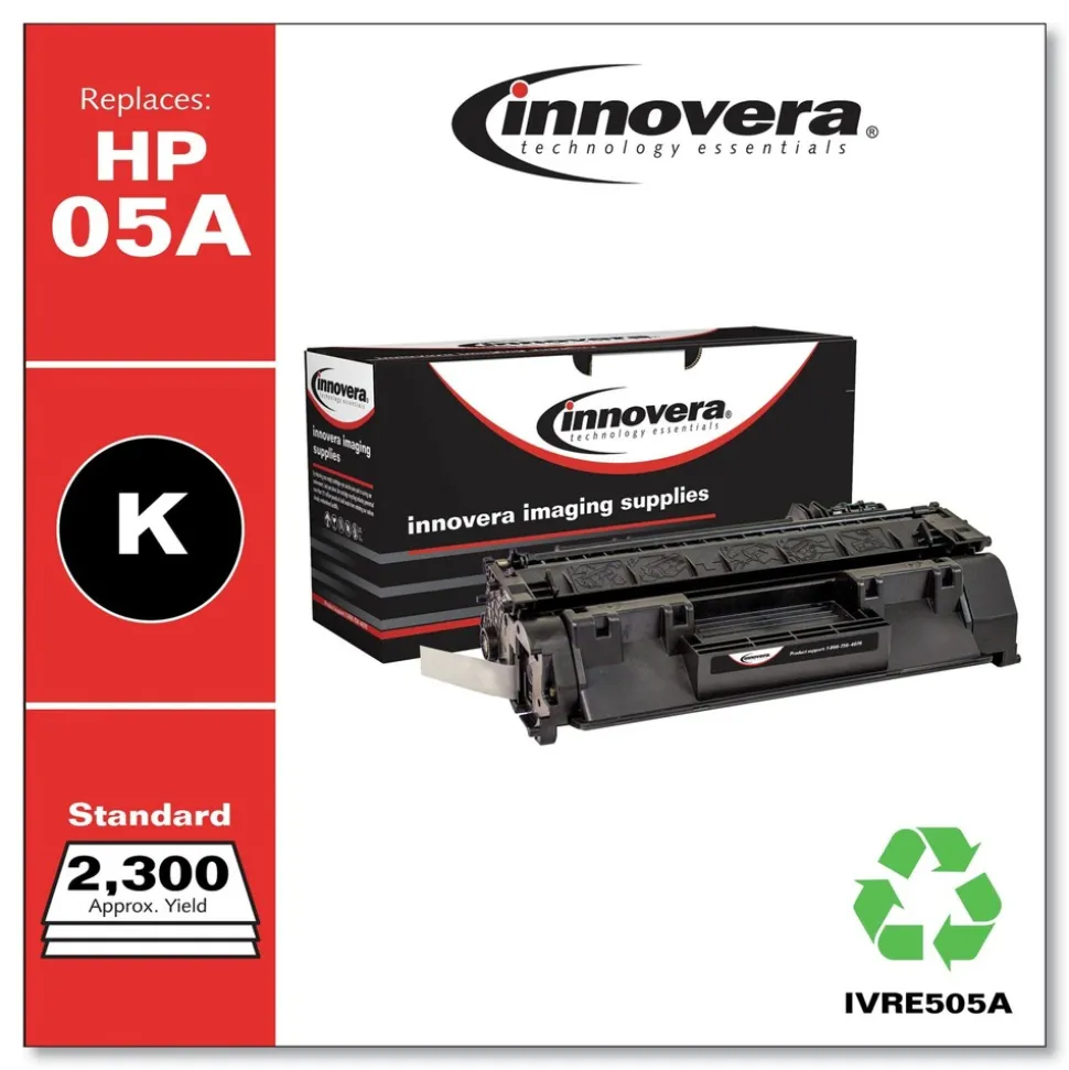 Innovera 2300 Page-Yield Remanufactured Toner Replacement for 05A (CE505A) - Black