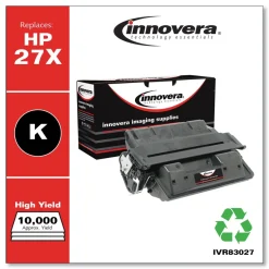 Innovera 10000 Page-Yield Remanufactured High-Yield Toner Replacement for 27X (C4127X) - Black