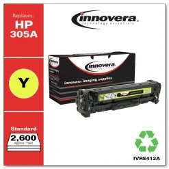 Innovera 2600 Page-Yield Remanufactured Toner Replacement for 305A (CE412A) - Yellow