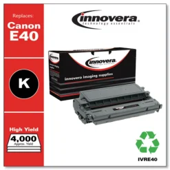 Innovera 4000 Page-Yield Remanufactured High-Yield Toner Replacement for E40 (1491A002AA) - Black