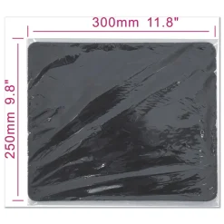 Innovera 9.87 x 11.87 Large Mouse Pad - Black