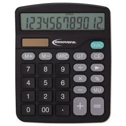 Innovera 12-Digit LCD Desktop Calculator