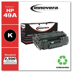 Innovera IVR83049A 2500 Page-Yield Remanufactured Toner Replacement for 49A (Q5949A) - Black