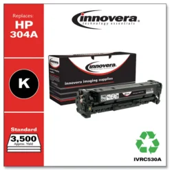 Innovera IVRC530A Remanufactured Black Toner Replacement for CC530A #304A 3500 Page-Yield