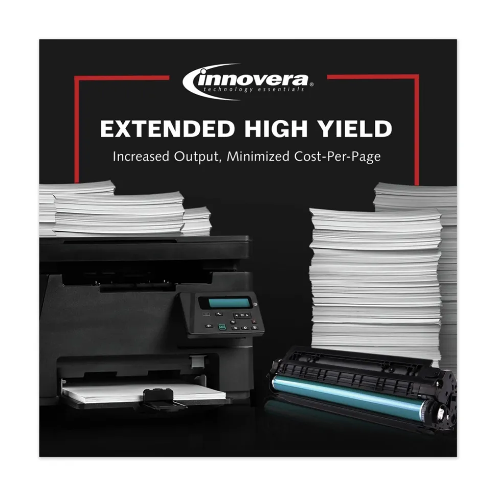 Innovera IVRF280XJ 8000 Page-Yield Remanufactured Extended-Yield Toner Replacement for 80X (CF280XJ) - Black