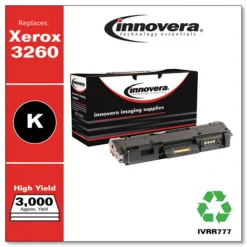 Innovera IVRR777 Remanufactured 3000-Page Yield Toner Replacement for 106R02777 - Black
