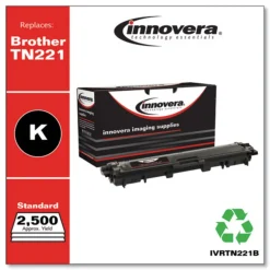 Innovera IVRTN221B Remanufactured 2500-Page Yield Toner for Brother TN221BK - Black