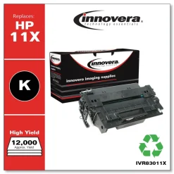 Innovera IVR83011X 12000 Page-Yield Remanufactured High-Yield Toner Replacement for 11X (Q6511X) - Black