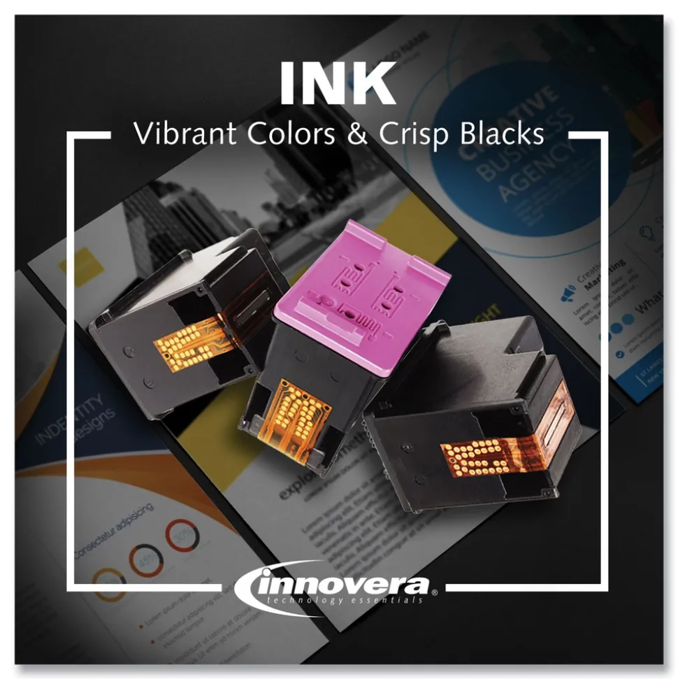 Innovera Remanufactured 500/165 Page-Yield Replacement Ink for T200XL/T200 (T200XL-BCS) - Black/Cyan/Magenta/Yellow