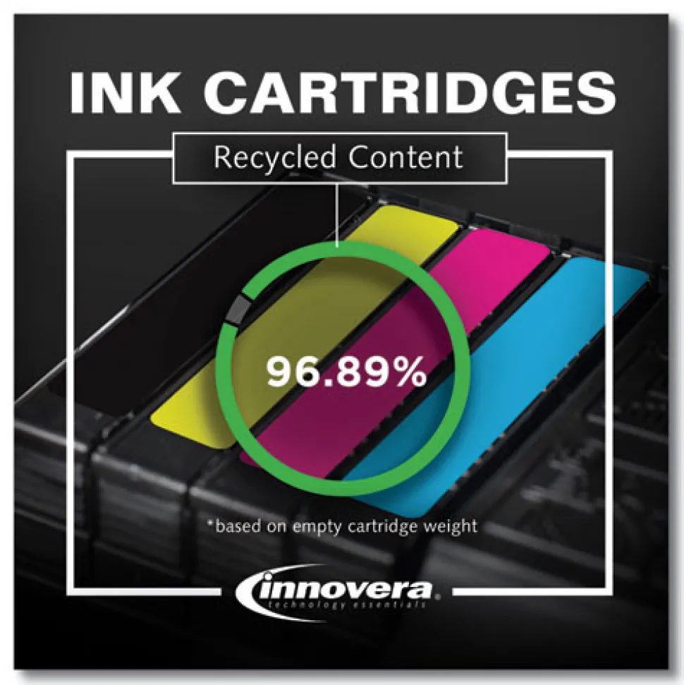Innovera Remanufactured 1,600 Page-Yield Replacement High-Yield Ink for 952XL (L0S67AN) - Yellow