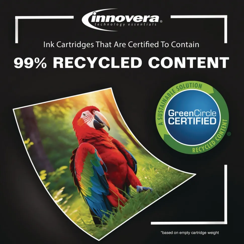 Innovera Remanufactured 1,600 Page-Yield Replacement High-Yield Ink for 952XL (L0S67AN) - Yellow