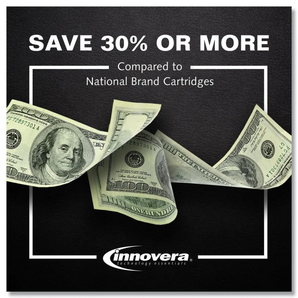 Innovera Remanufactured 200/165 Page-Yield Replacement Ink for 60 (N9H63FN) - Black/Tri-Color