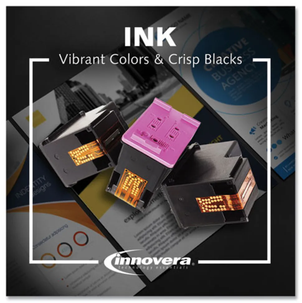 Innovera Remanufactured 300/700 Page-Yield Replacement High-Yield Ink for 950XL/951 (C2P01FN) - Black/Cyan/Magenta/Yellow