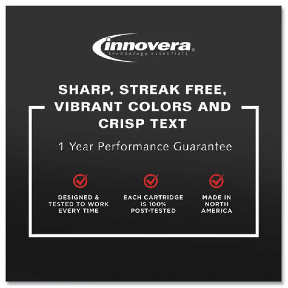 Innovera Remanufactured 300/700 Page-Yield Replacement High-Yield Ink for 950XL/951 (C2P01FN) - Black/Cyan/Magenta/Yellow