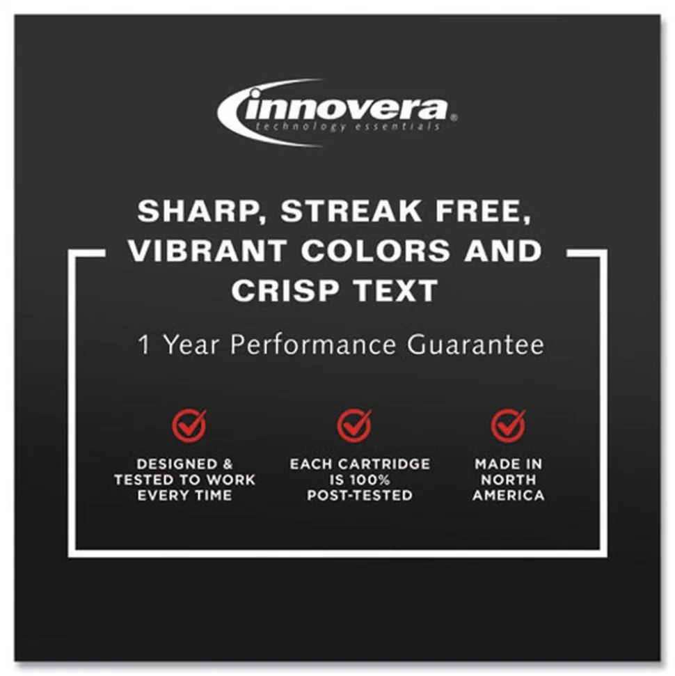 Innovera Remanufactured 200/165 Page-Yield Replacement Ink for 62 (N9H64FN) - Black/Tri-Color