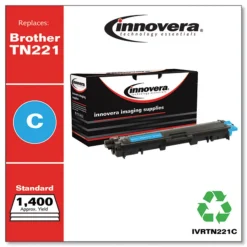 Innovera Remanufactured 1400 Page Yield Toner Replacement for TN221C - Cyan