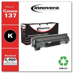Innovera Remanufactured Black Toner Replacement for 9435B001AA #137 2400 Page-Yield