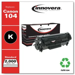 Innovera Remanufactured Black Toner Replacement for 0263B001AA #104 2000 Page-Yield