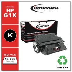 Innovera Remanufactured C8061x (61x) High-Yield Toner, Black