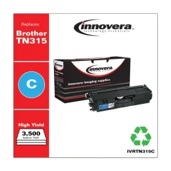 Innovera Remanufactured 3500-Page Yield Toner Replacement for TN315C - Cyan