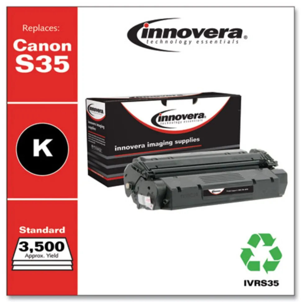 Innovera Remanufactured 3500-Page Yield Toner Replacement for S35 (7833A001AA) - Black