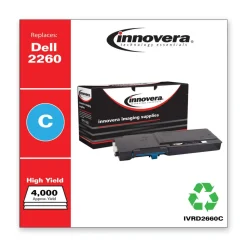 Innovera Remanufactured 4000-Page High-Yield Toner for Dell 593-BBBT - Cyan