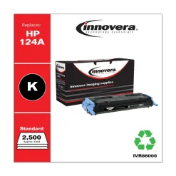 Innovera Remanufactured Toner 2500 Page-Yield Replacement for HP 124A - Black