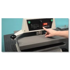 INSTA 728 33.13 in. x 29.88 in. x 26 in. Heat Press Machine - Beige/Black