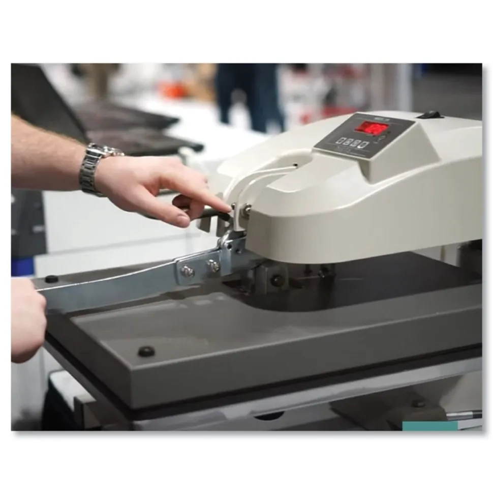 INSTA 256 32 in. x 40 in. x 22 in. Manual Heat Press - Beige/Black