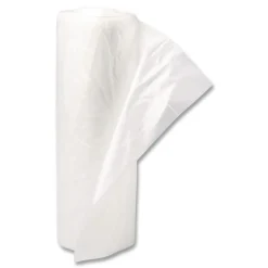 Inteplast Group 45 gal. 0.8 mil 40 in. x 46 in. Low-Density Commercial Can Liners - White (25 Bags/Roll, 4 Rolls/Carton)