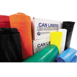 Inteplast Group 33 gal. 1.3 mil 33 in. x 39 in. Institutional Low-Density Can Liners - Red (25 Bags/Roll, 6 Rolls/Carton)