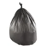 Inteplast Group 43 in. x 47 in. 1.15 mil 55 Gallon Low-Density Commercial Can Liners - Black (100/Carton)