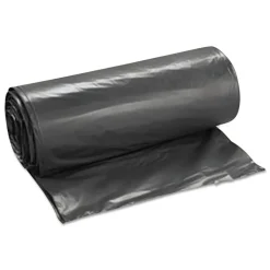 Inteplast Group 40 in. x 46 in. 1.15 mil 45 Gallon Low-Density Commercial Can Liners - Black (120/Carton)