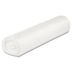 Inteplast Group Low-Density 16 Gallon 24 in. x 32 in. Commercial Can Liners - White (500/Carton)