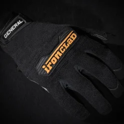 Ironclad General Utility Spandex Gloves - Black/Medium (1-Pair)