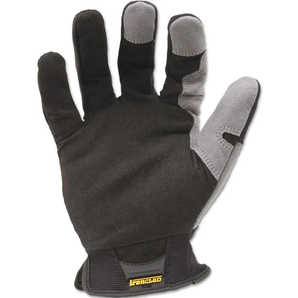 Ironclad Workforce Glove - Medium, Gray/Black (1-Pair)