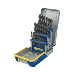 Irwin Hanson 29-Piece Black & Gold Metal Index Drill Bit Set