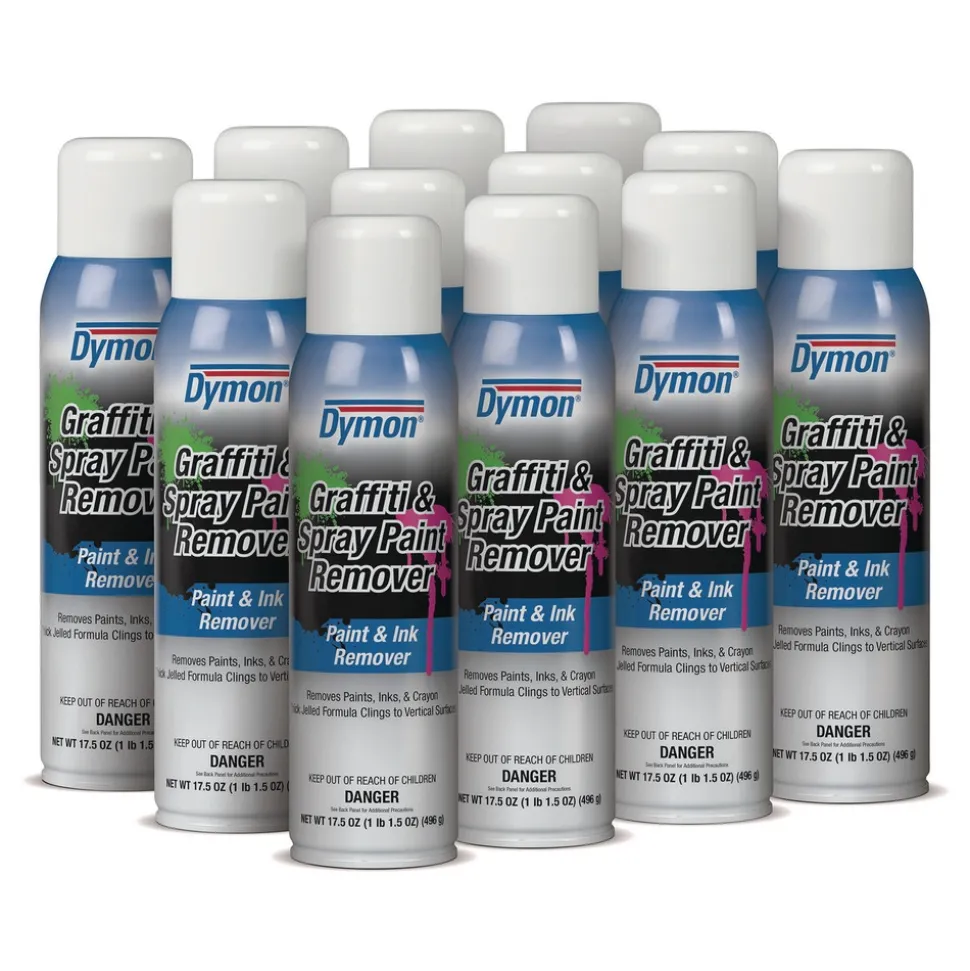 ITW Dymon 17.5 oz. Jelled Formula Graffiti/Paint Remover Aerosol Spray (12/Carton)