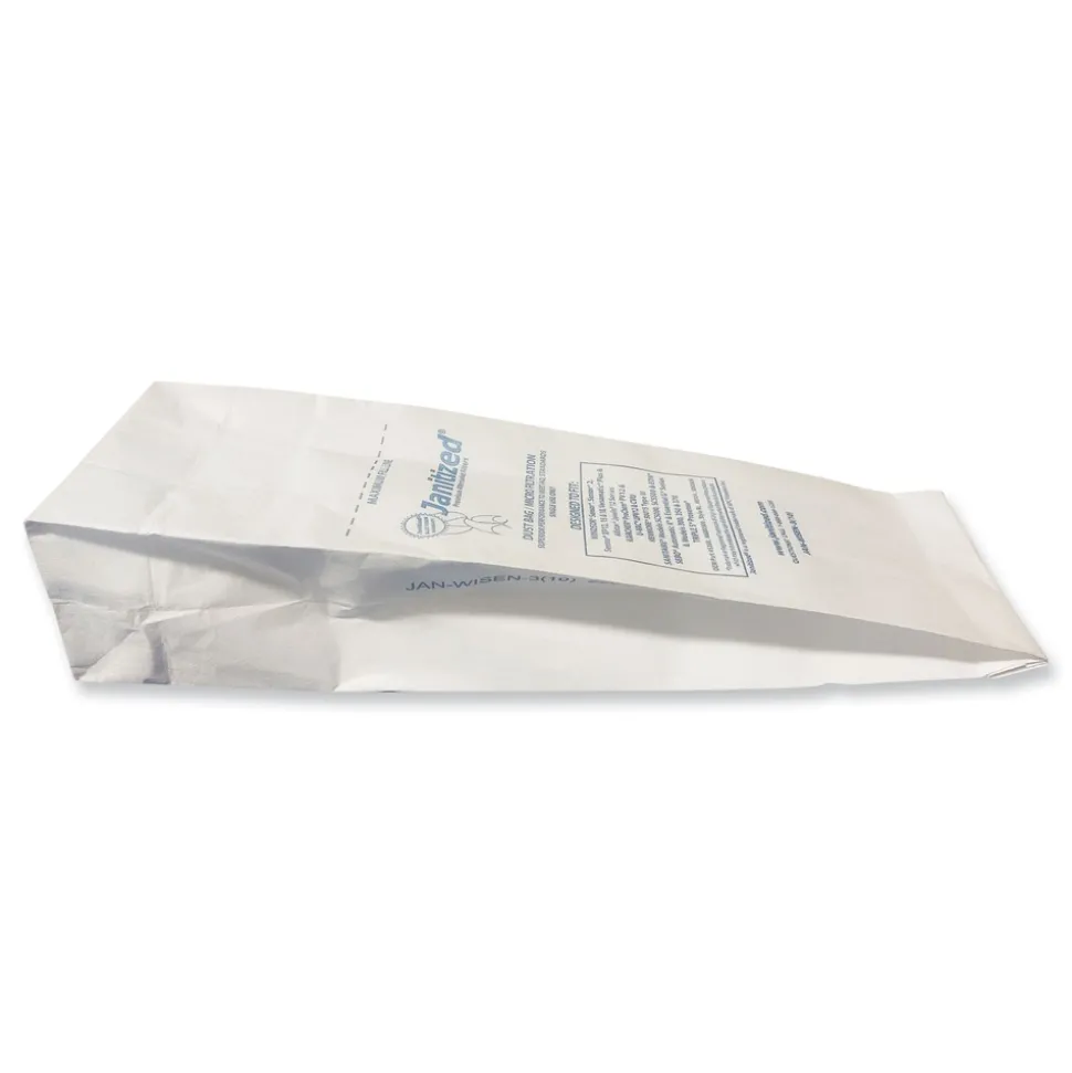 Janitized Vacuum Filter Bags Designed to Fit Windsor Sensor S/S2/XP/Versamatic Plus (100/Carton)