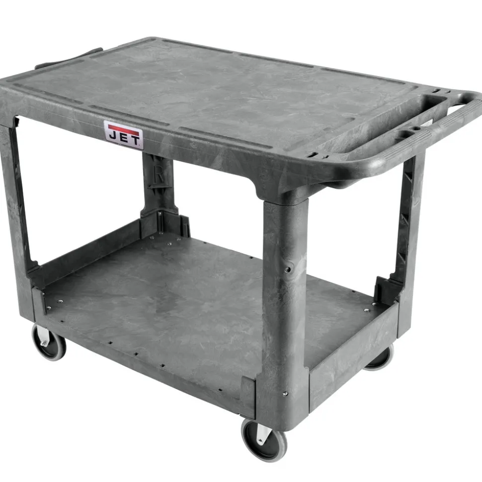 JET Resin Flat Top Utility Cart