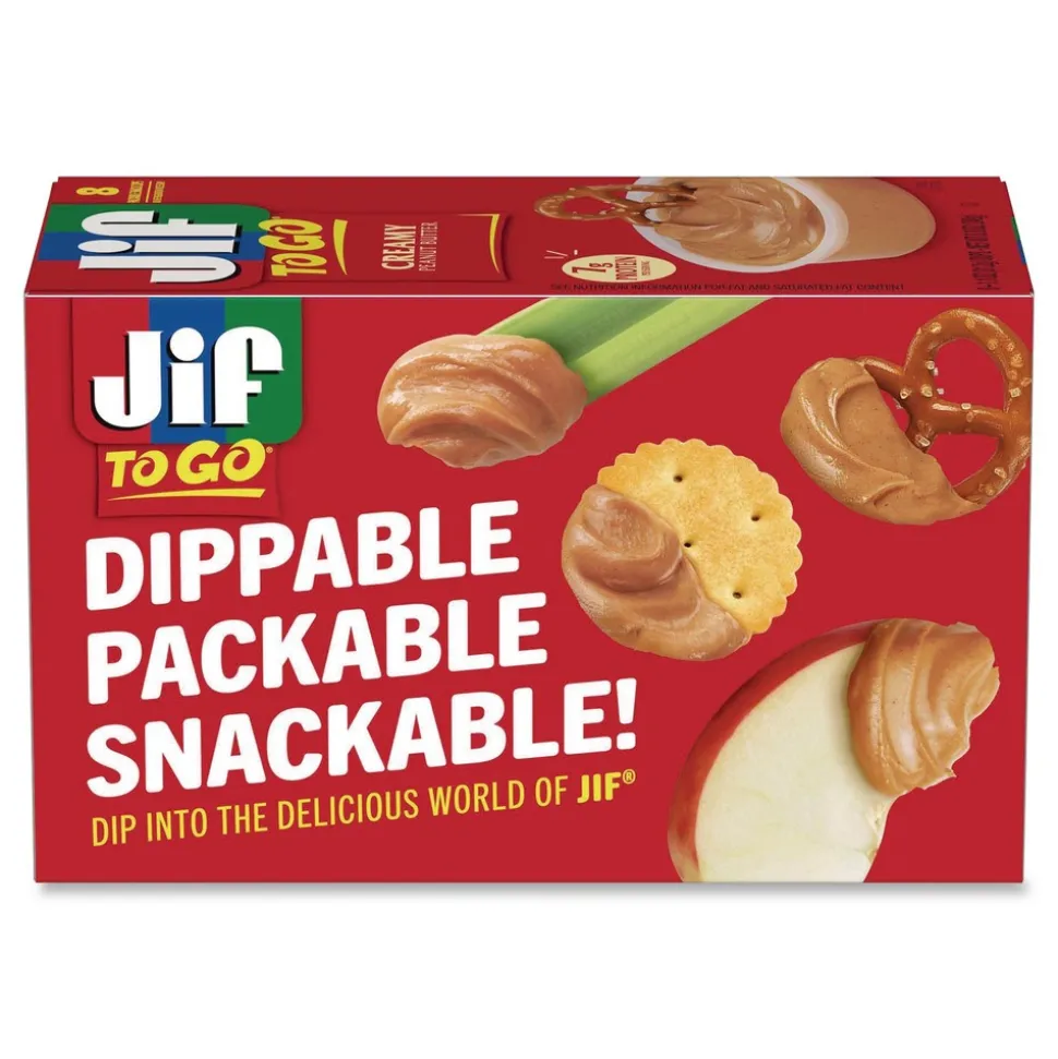 Jif 1.1 oz Creamy Peanut Butter Cups (8/Box)