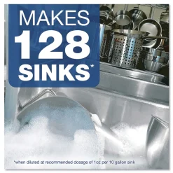 Joy 57447 1 Gallon Bottle Lemon Scent Dishwashing Liquid (4/Carton)