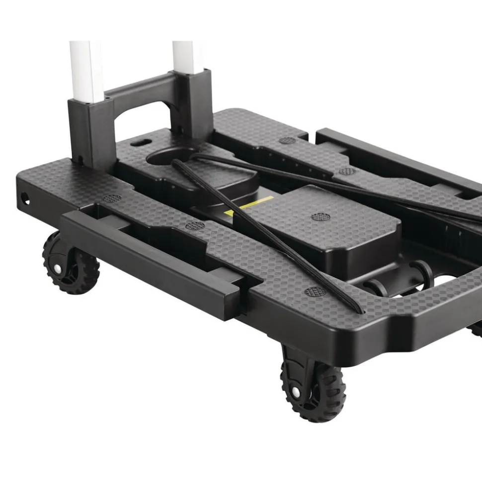 Kantek 19.3 in. x 14.6 in. x 38 in. 250 lbs. Capacity Handcart - Black