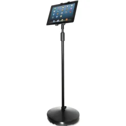 Kantek Floor Stand For Ipad And Other Tablets - Black