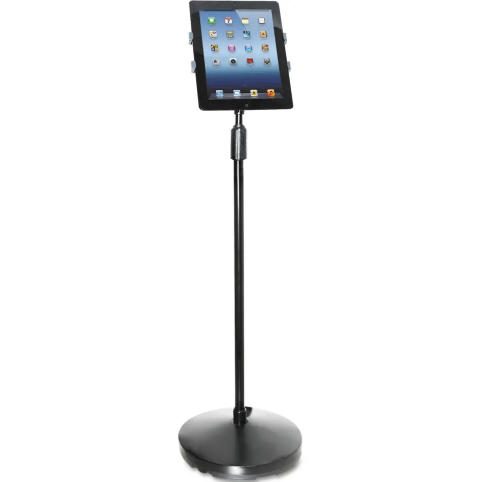 Kantek Floor Stand For Ipad And Other Tablets - Black